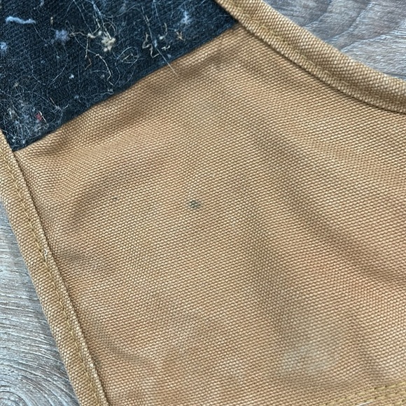 CARHARTT -- BROWN - SIZE MEDIUM - DUCK INSULATED DOG CHORE COAT JACKET Velcro - Picture 9 of 12